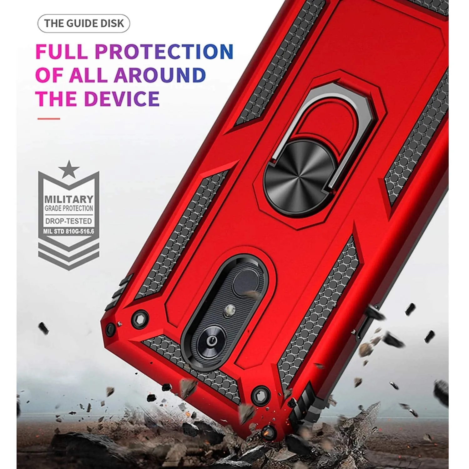 2021 New Luxury Armor Ring Bracket Phone case For LG Stylo5-Fast Delivery