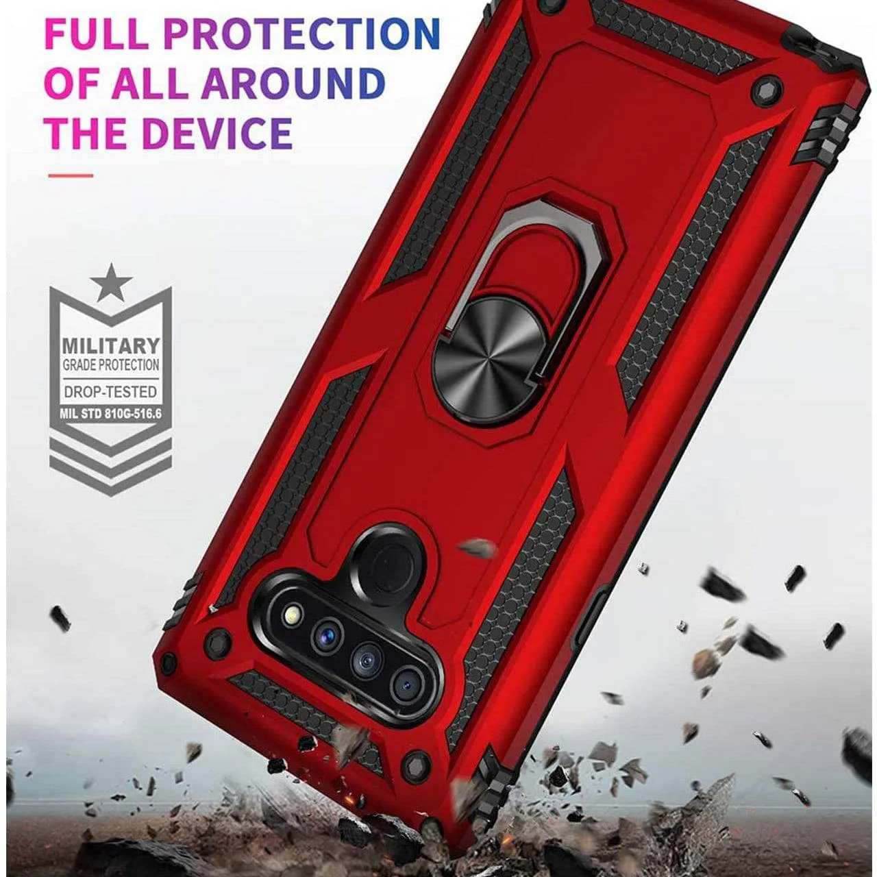 2021 New Luxury Armor Ring Bracket Phone case For LG Stylo6-Fast Delivery