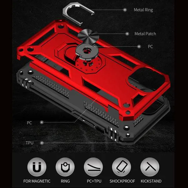 2022 Luxury Armor Ring Bracket Phone case For iPhone