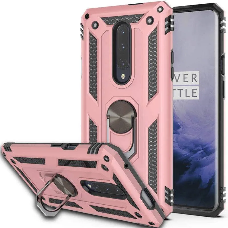 2022 Luxury Armor Ring Bracket Phone case For OnePlus 7 Pro Case