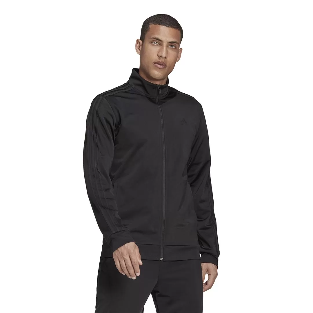 adidas - Men's Essentials Warmup 3 Stripes Track Jacket (H46101)