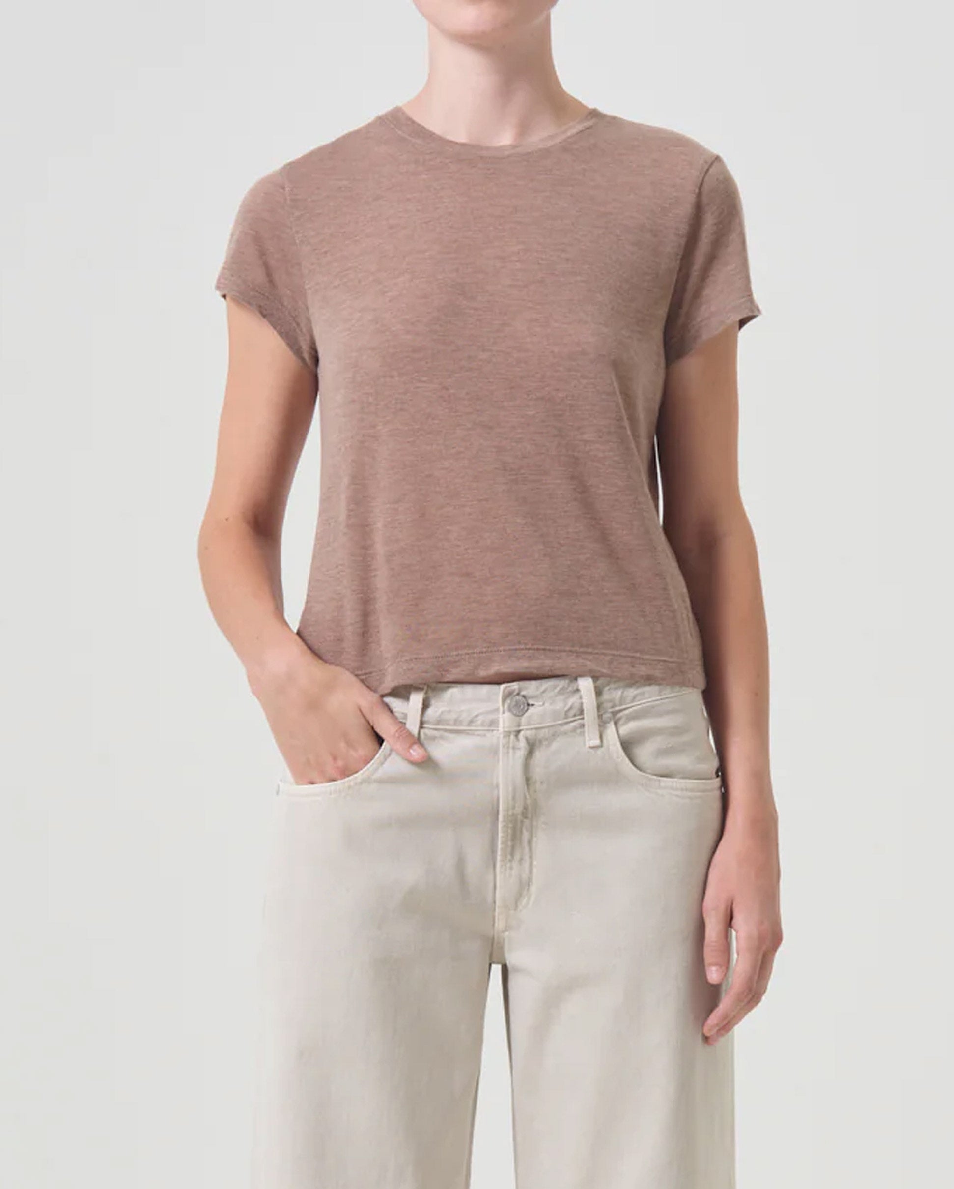 ADINE SHRUNKEN TEE / CHAI