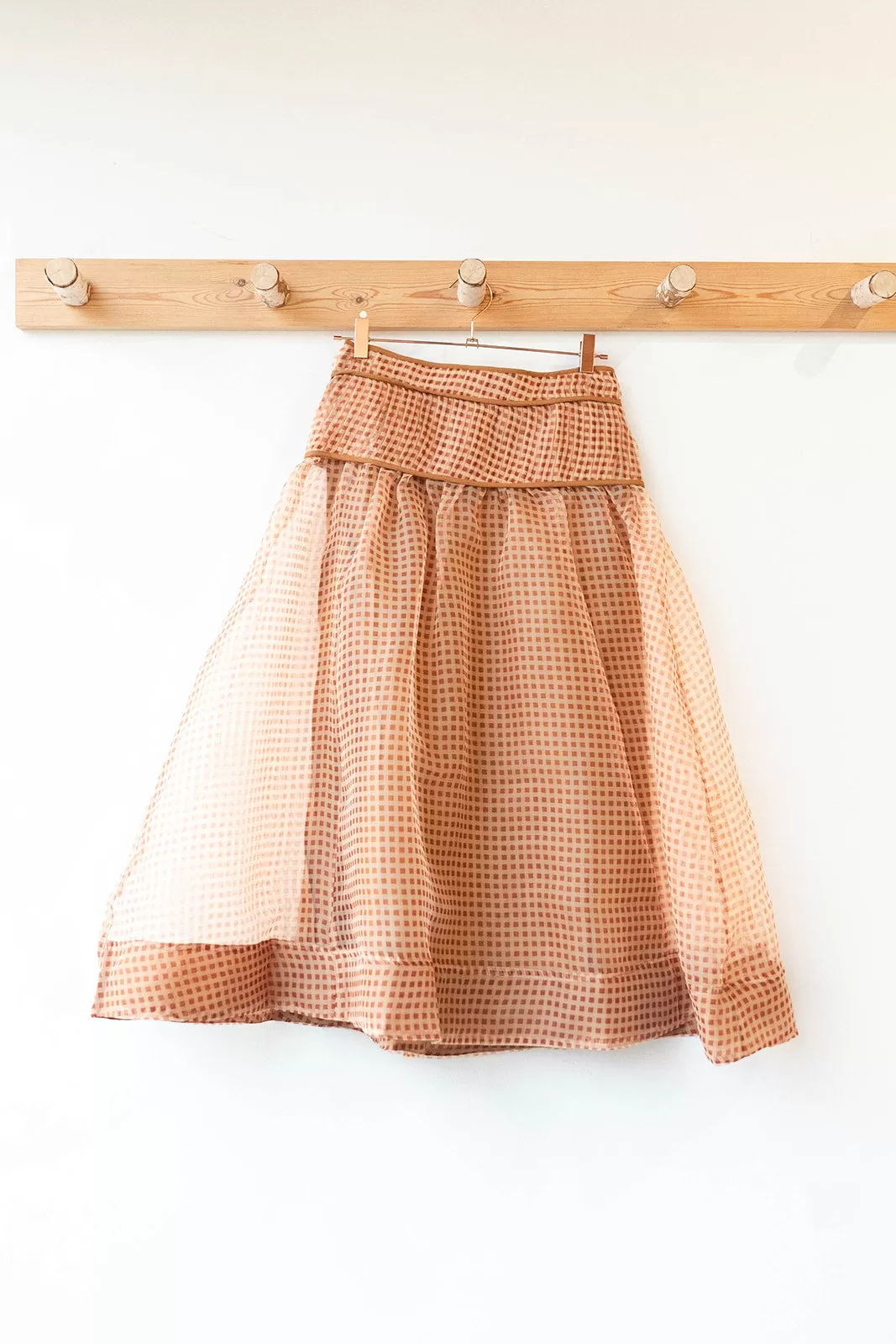 alaia pintuck skirt