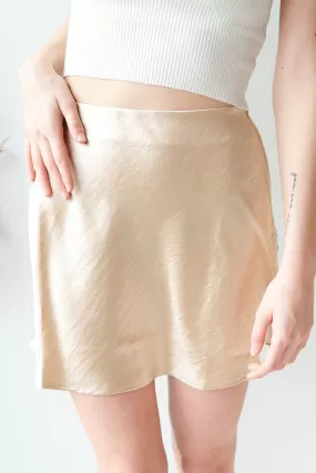 aniya satin skirt