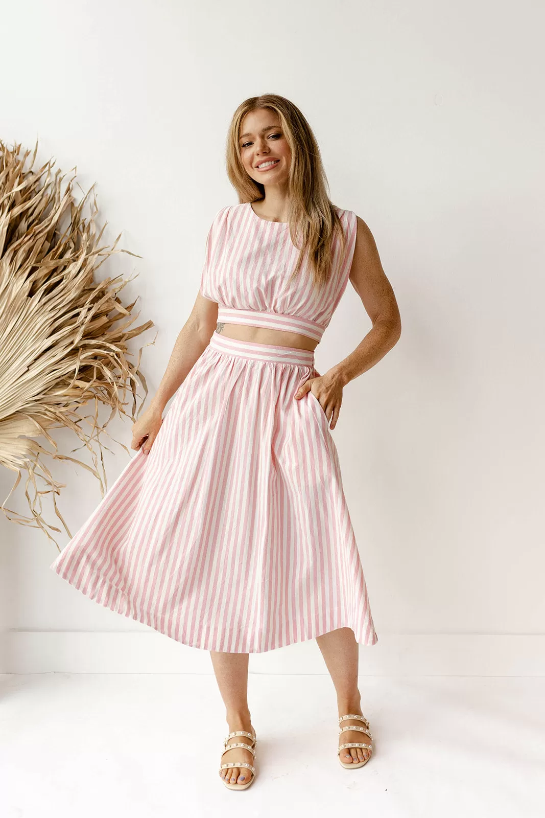 annabella stripe skirt