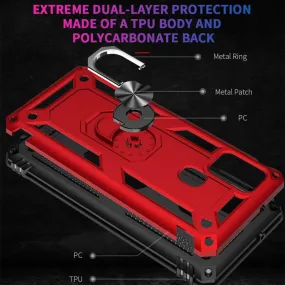 Armor Ring Bracket Phone Case For Samsung A13(5G) With 1-Pc Screen Protector-Fast Delivery