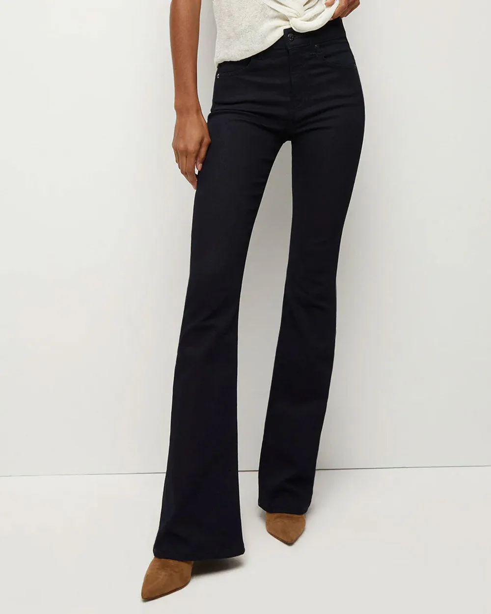 Beverly High Rise Skinny Flare Jean in Indigo