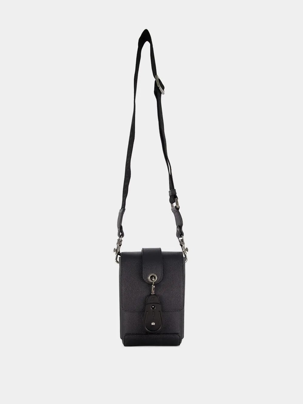 Black Groovy Crossbody Bag