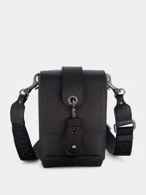 Black Groovy Crossbody Bag