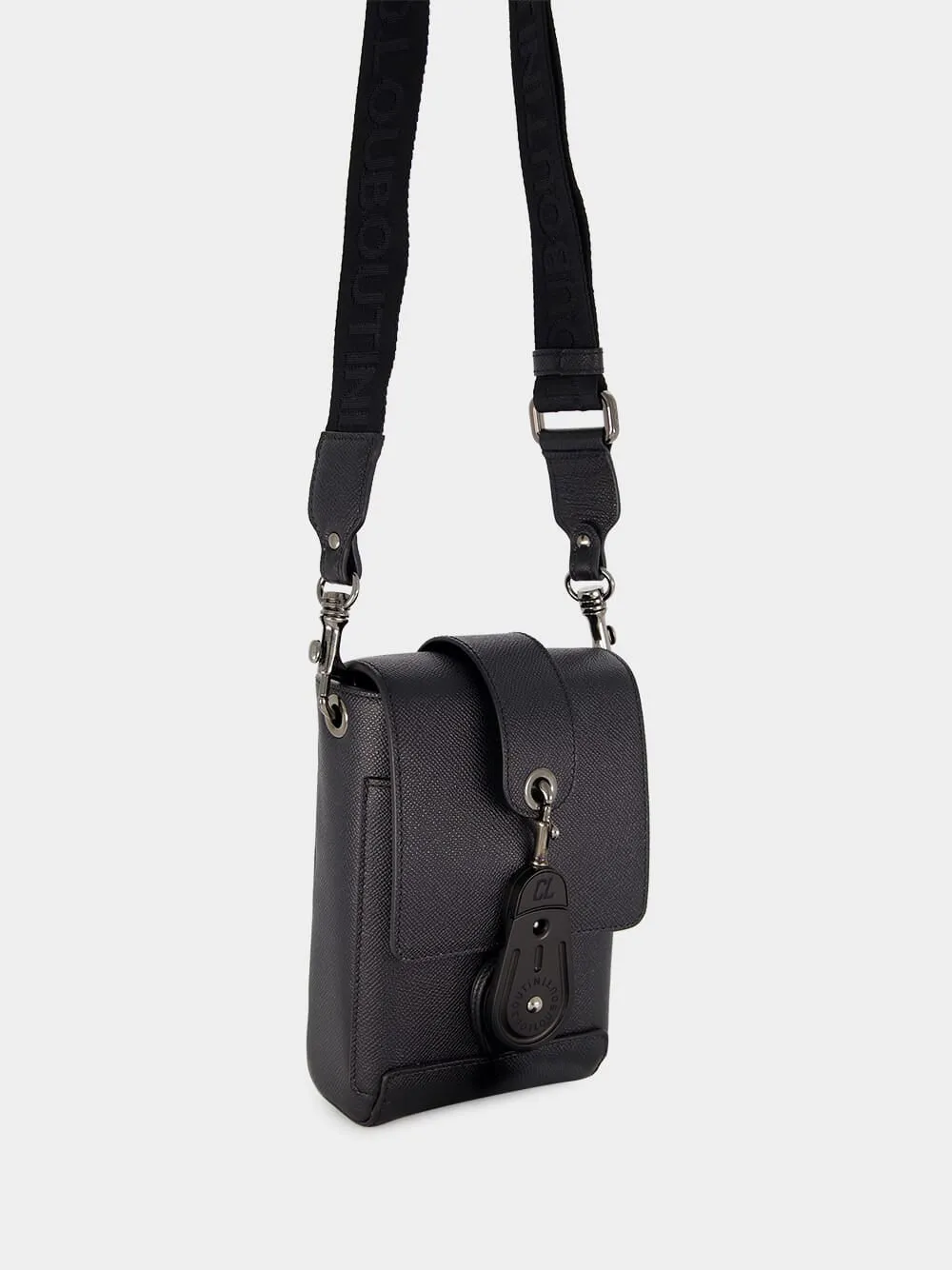 Black Groovy Crossbody Bag