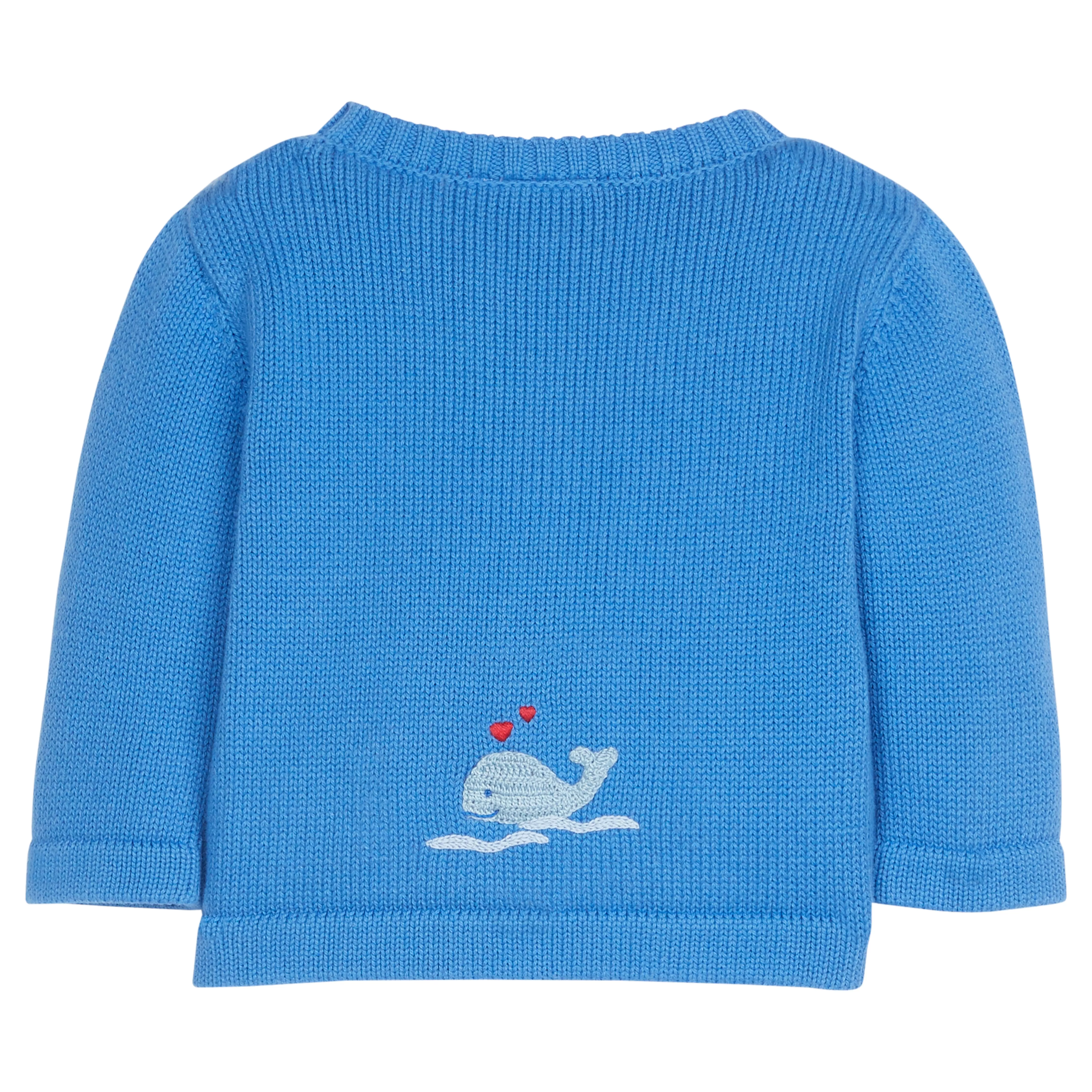 Blue Whale Crochet Sweater