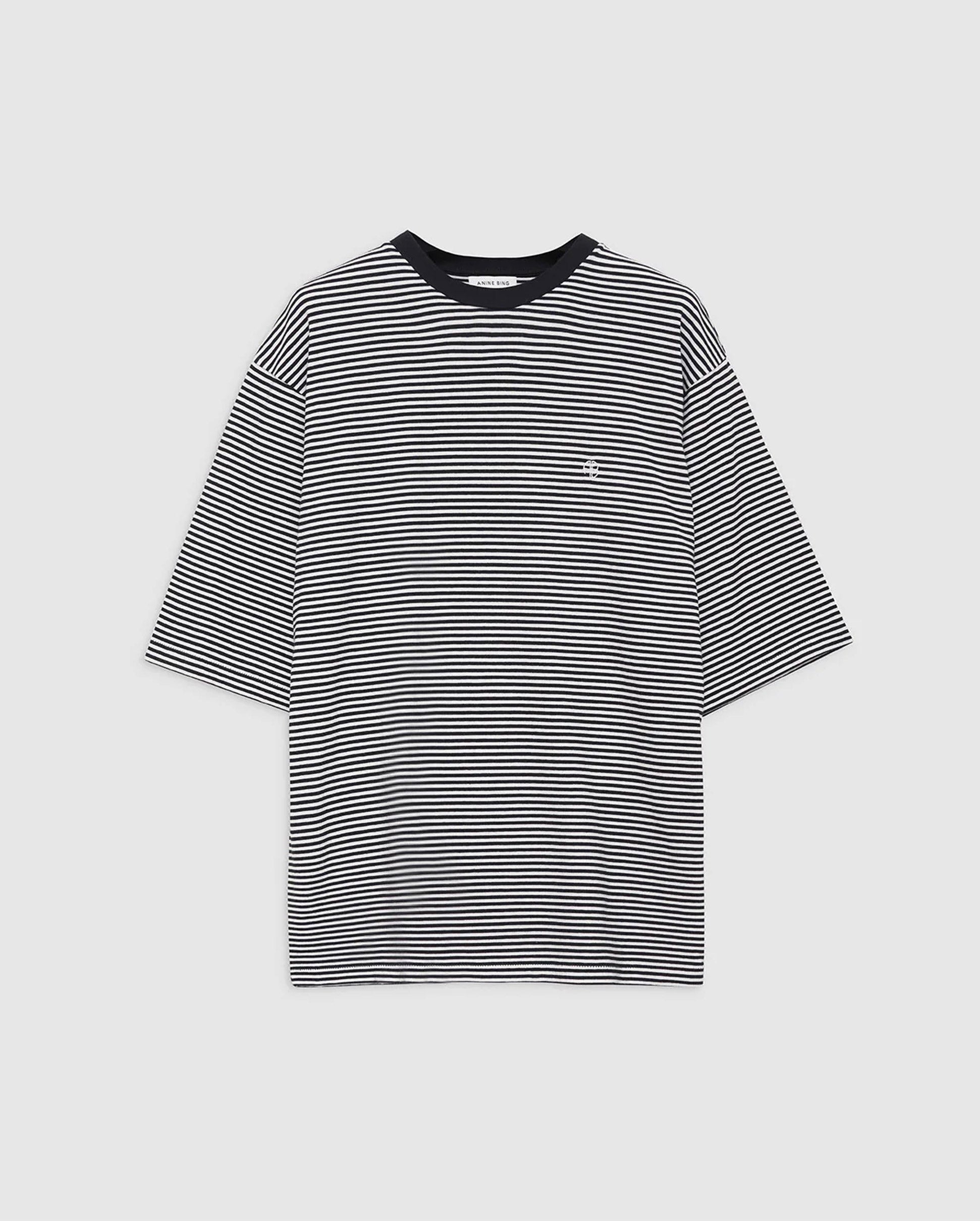 BO TEE / BLACK AND WHITE STRIPE