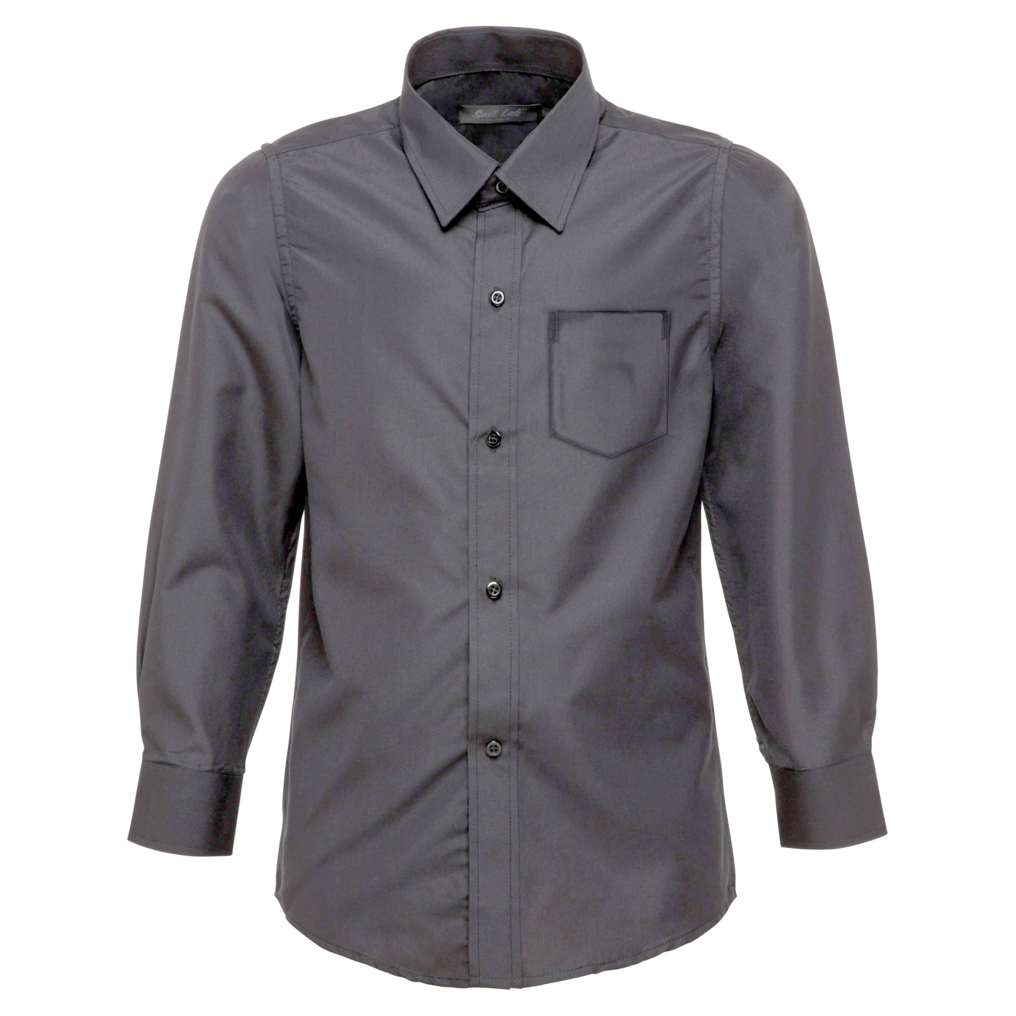 Boys Grey Formal Shirt