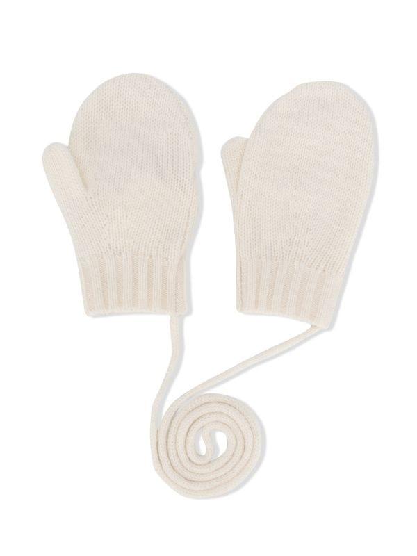 Cashmere knit mitten