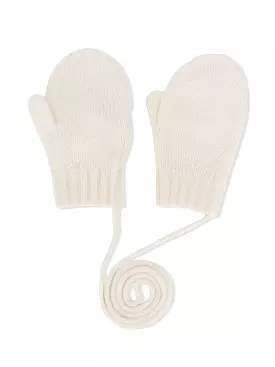 Cashmere knit mitten