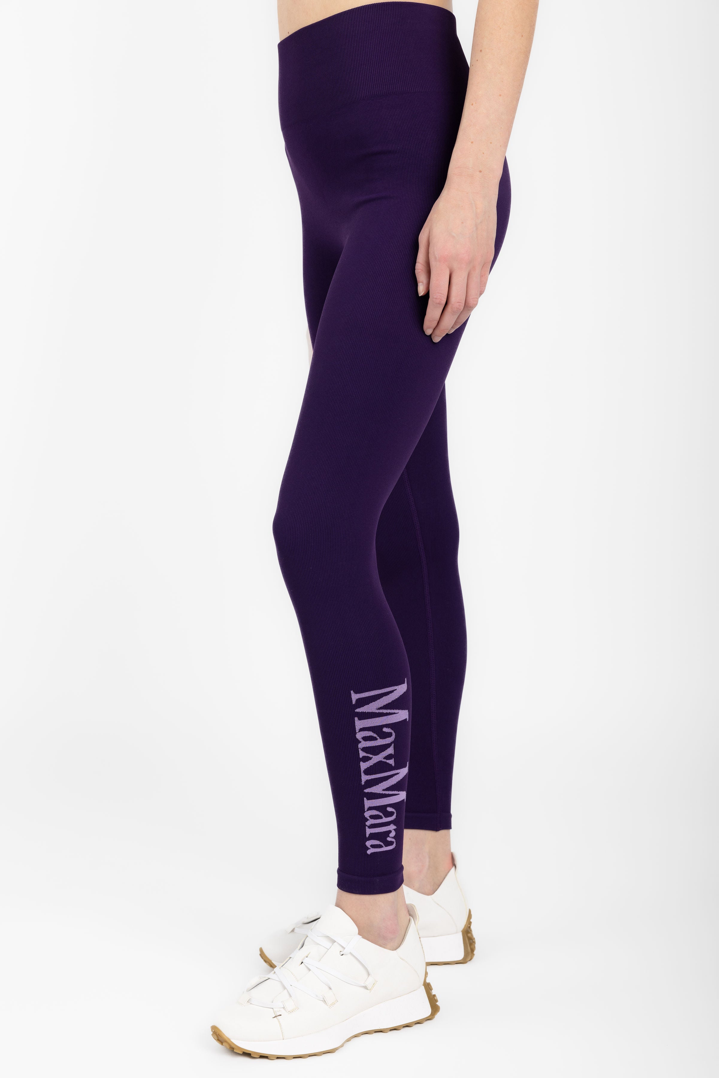 Coccole Knit Legging in Purple