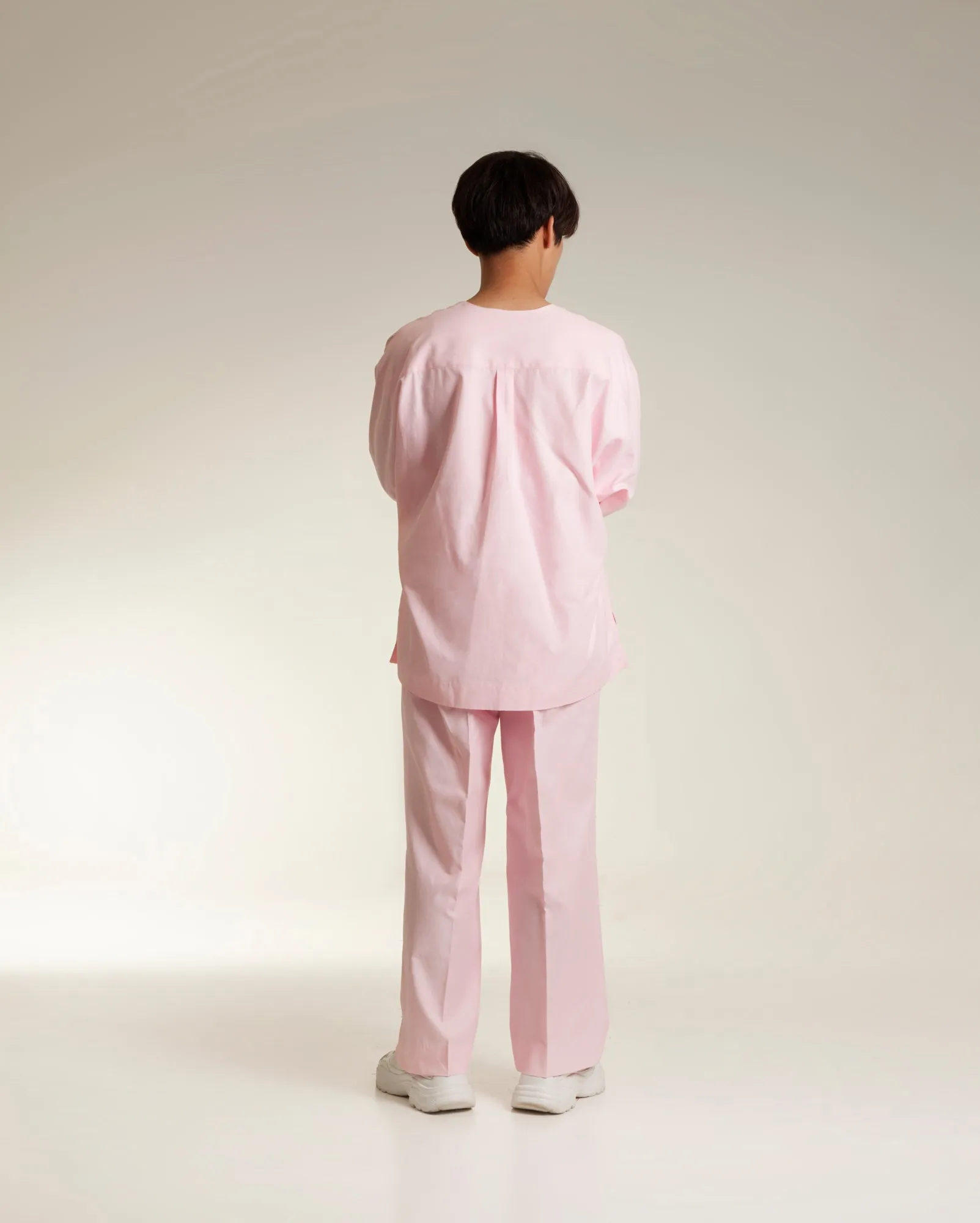 Cuff Baju Melayu Set (Baby Pink)