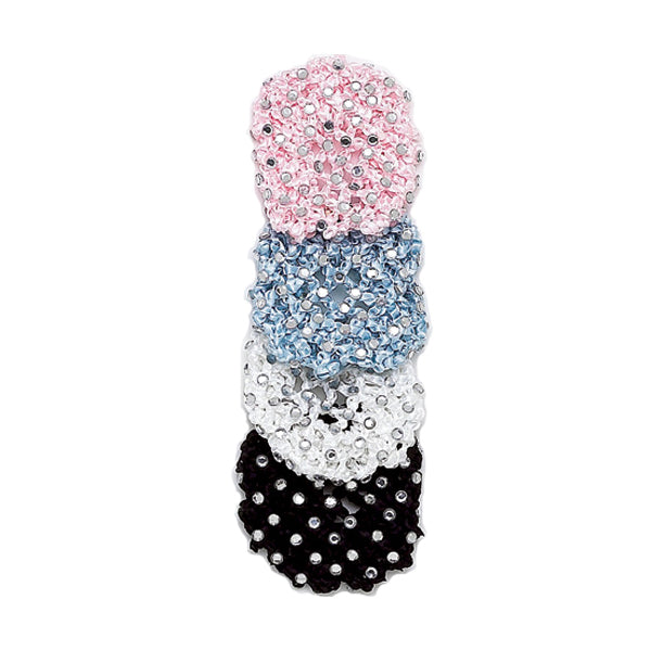 Dasha Rhinestone Knit Bun Cover