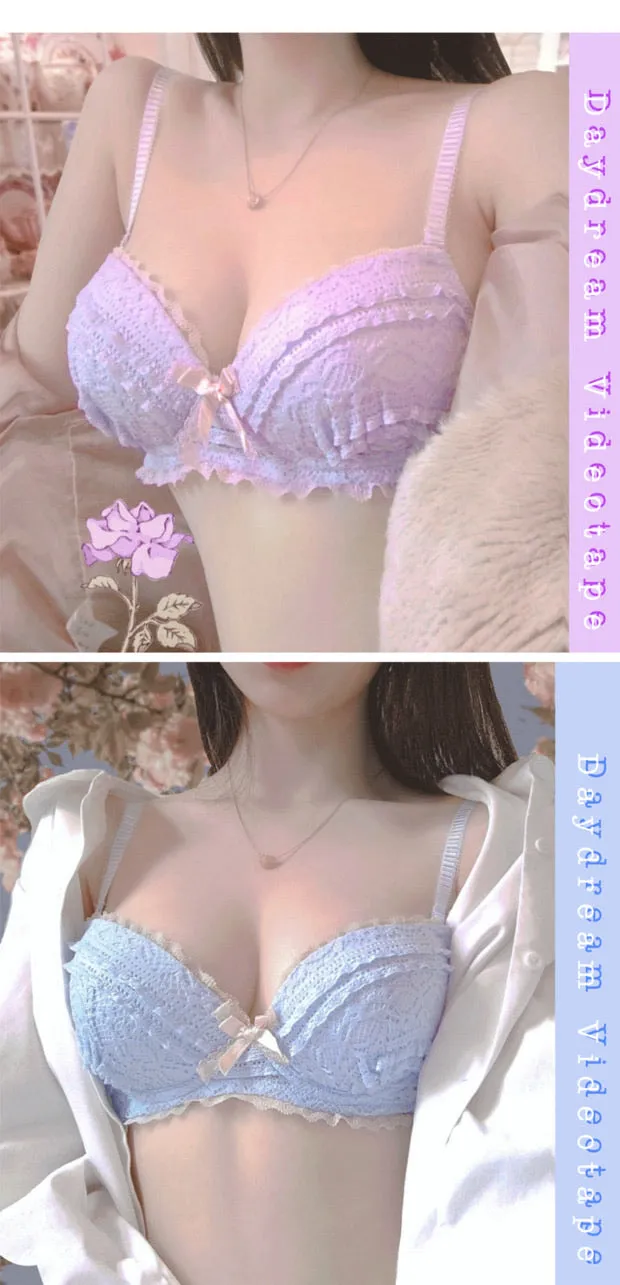 Day dream video tape bralette sets include panties