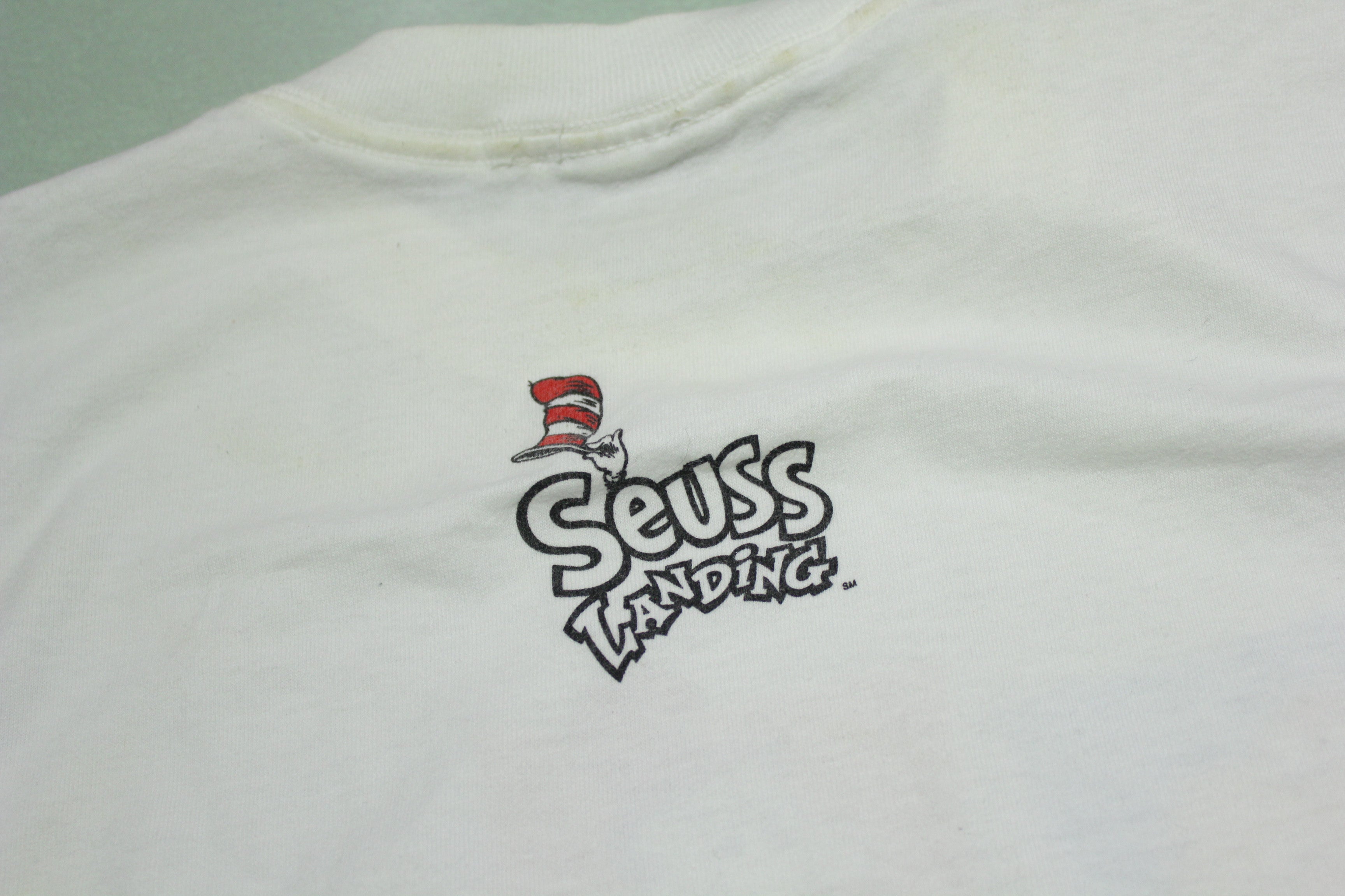 Dr. Seuss Universal Studios Vintage 90's Islands of Adventure Landing T-Shirt