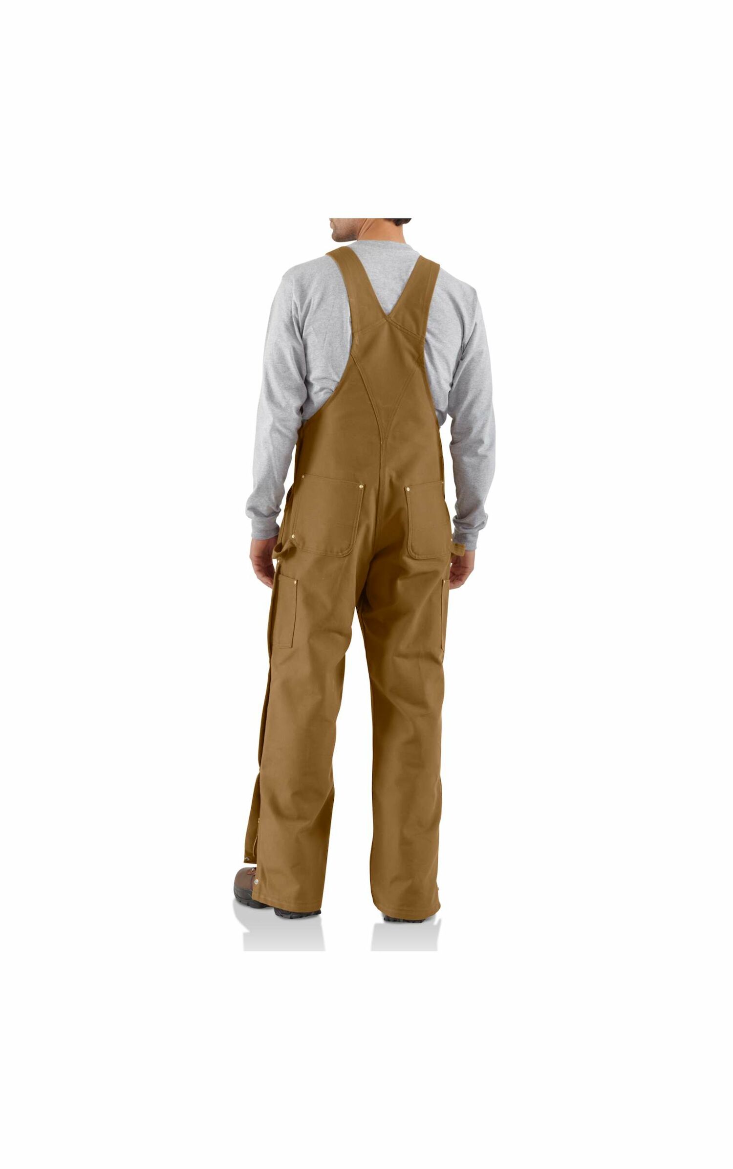 Duck Zip-to-Thigh Bib Overall/Unlined