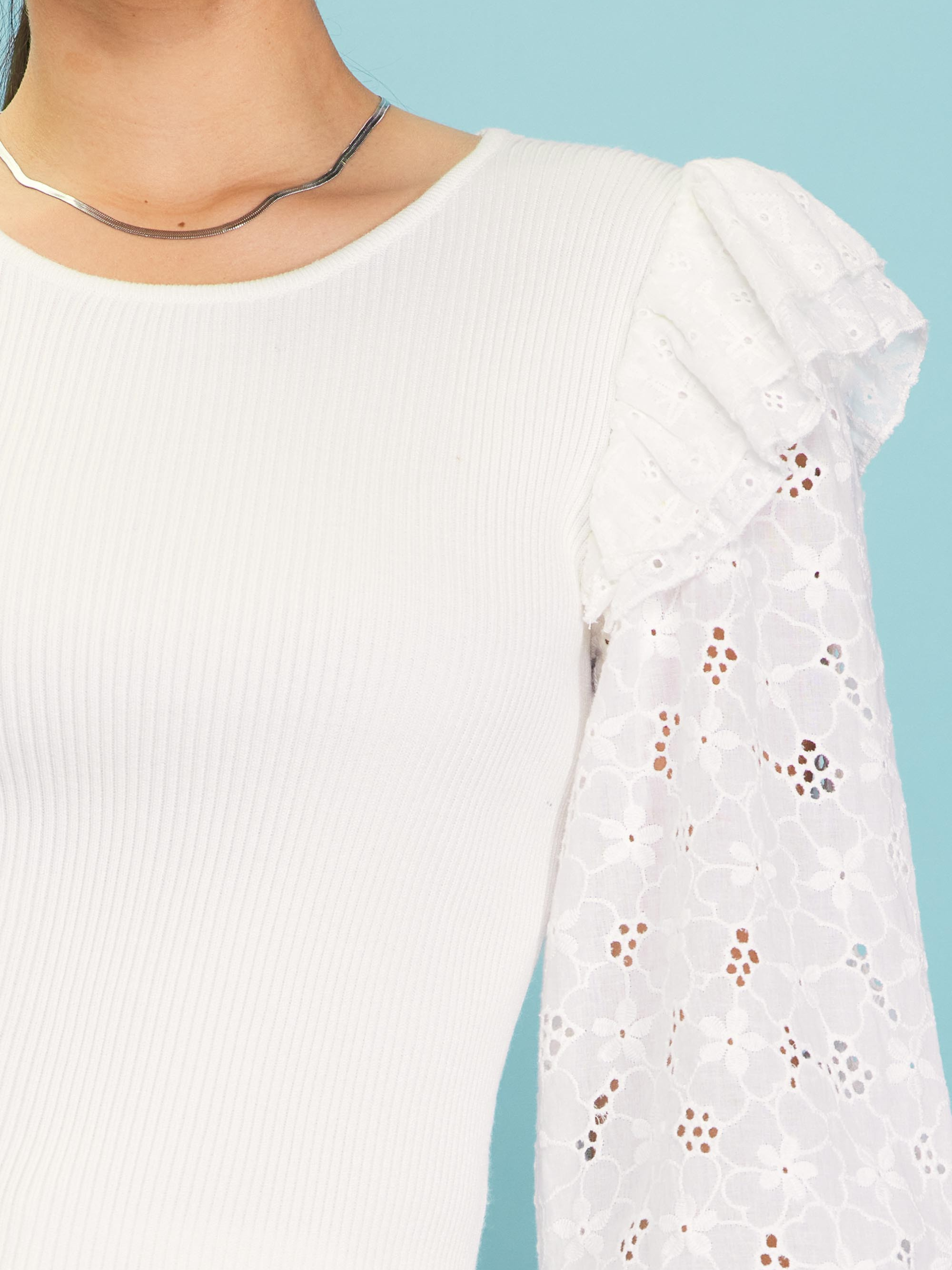 Eyelet Dreams Knit Top