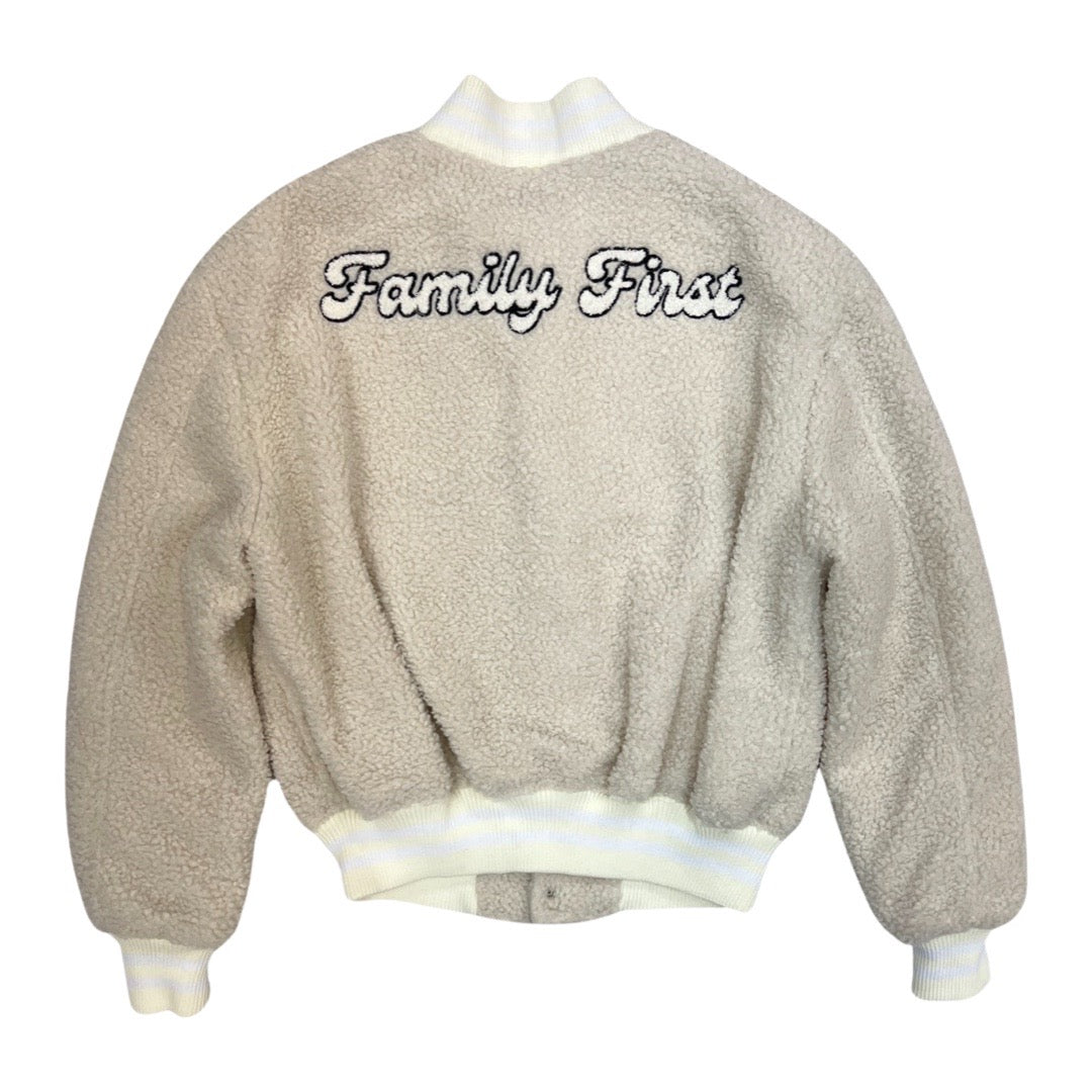 Family First Milano Teddy Varsity Jacket