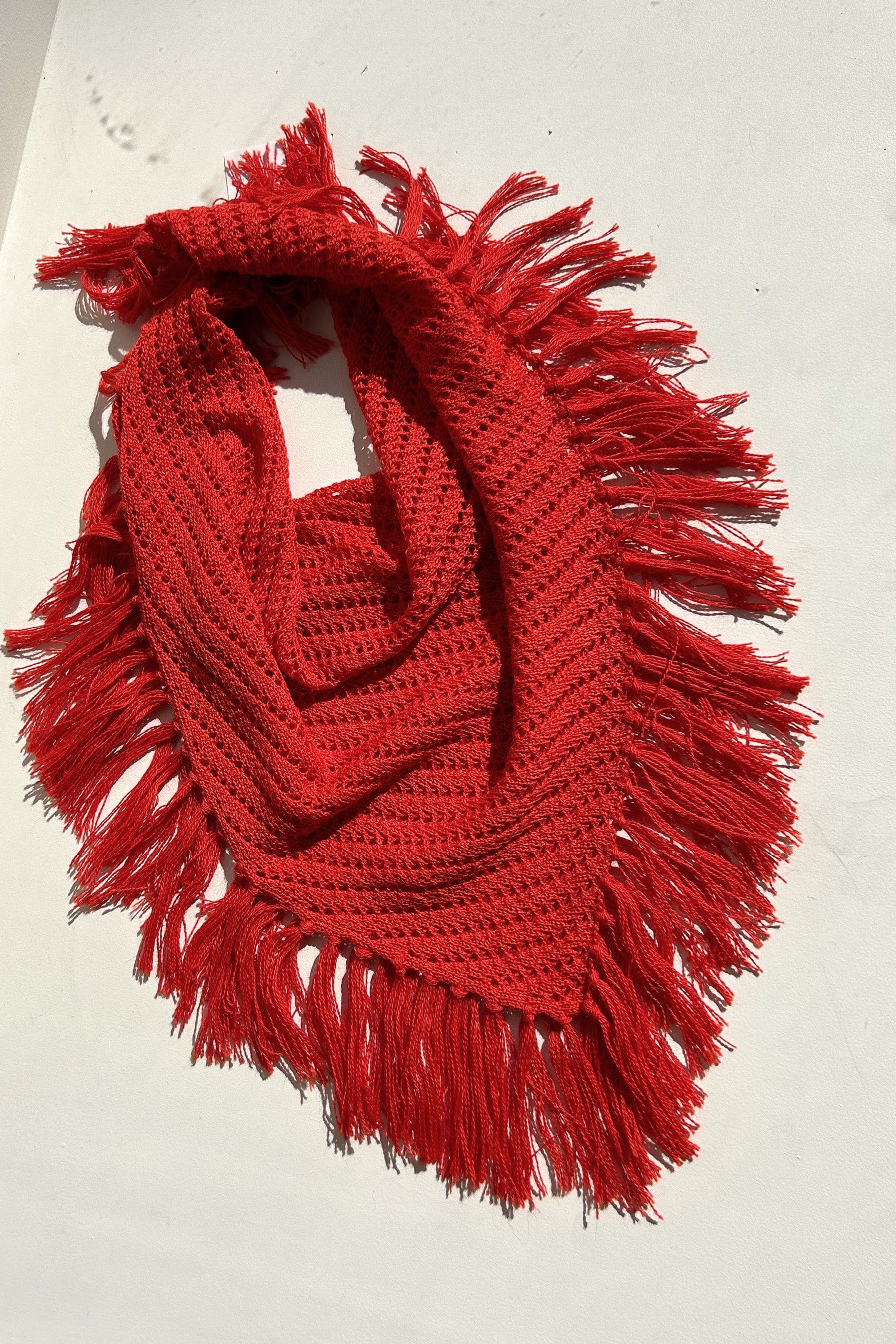 Fringe Scarf in Baby Alpaca