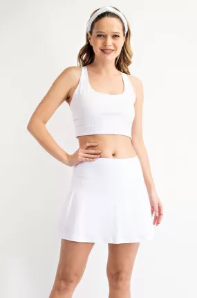 'Goal Time' Skirt - White