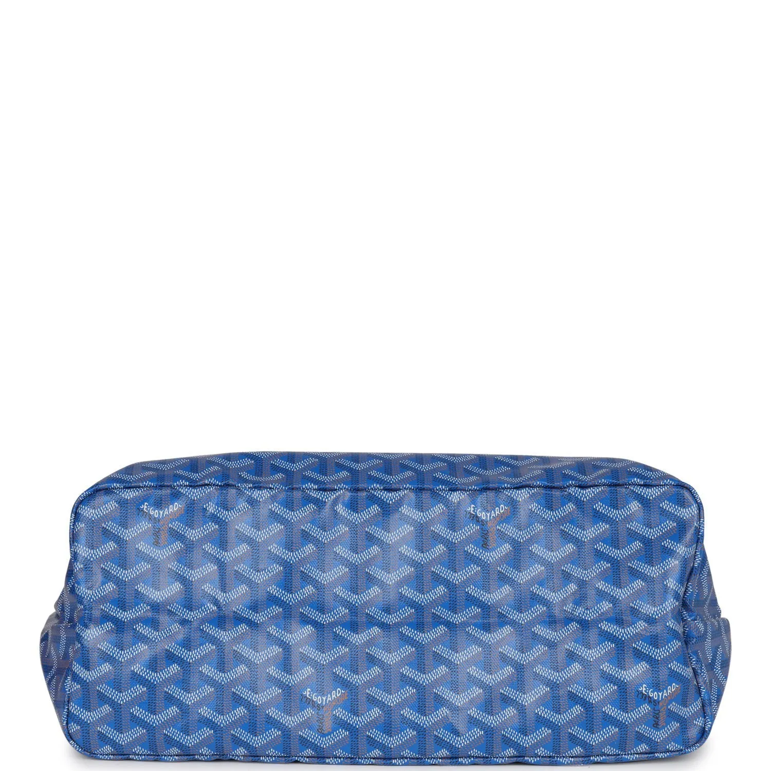 Goyard Goyardine Sky Blue St. Louis PM Tote Bag Palladium Hardware