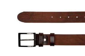 Grattato Moro Leather Belt 3.5