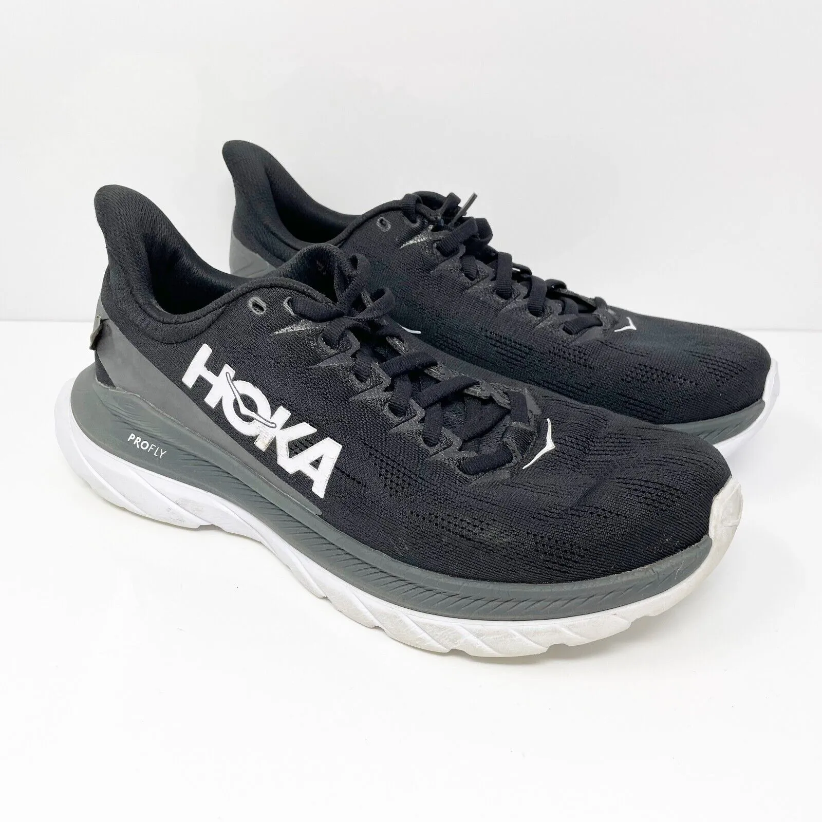 Hoka One One Womens Mach 4 1113529 BDSD Black Running Shoes Sneakers Size 9 B