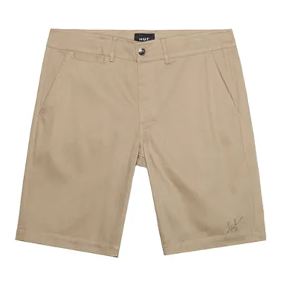 HUF FULTON CHINO SHORTS - KHAKI