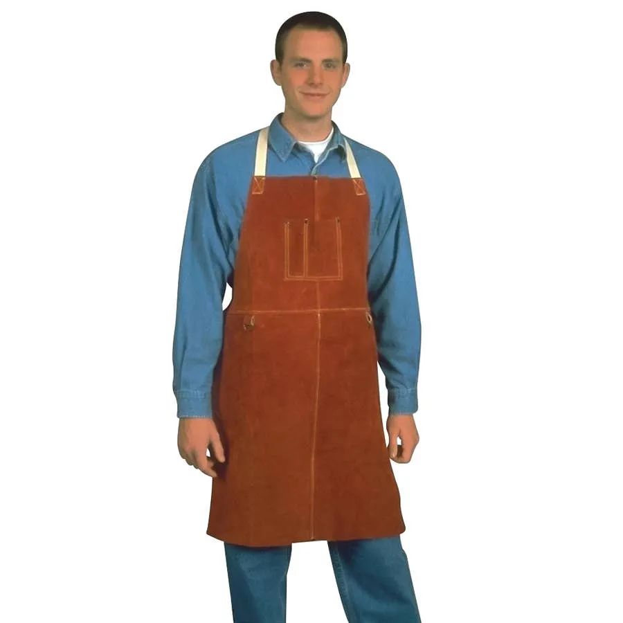 Kinco Men's Welding Bib Style Apron - Red