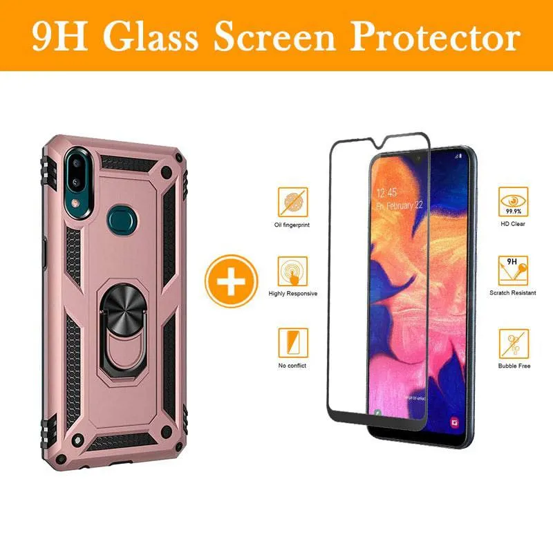 Luxury Armor Ring Bracket Phone Case For Samsung A10S-Fast Delivery