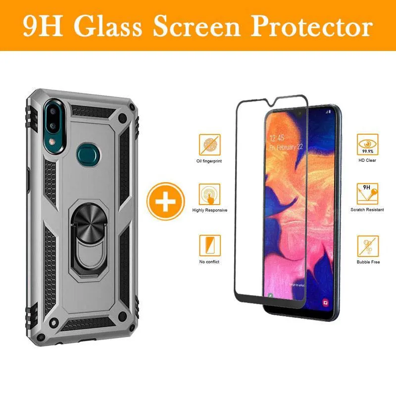 Luxury Armor Ring Bracket Phone Case For Samsung A10S-Fast Delivery