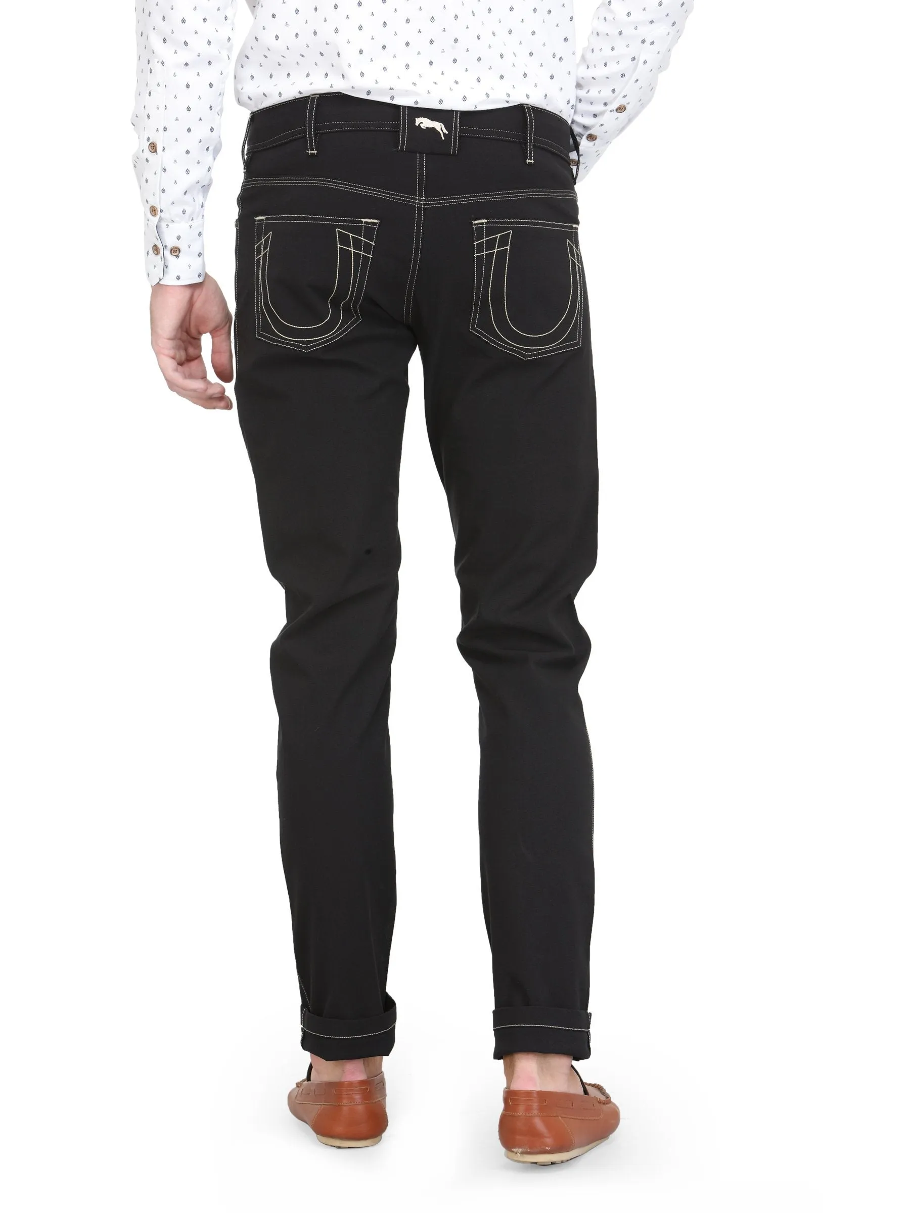 Men Regular Fit Four Way Streachable Jeans