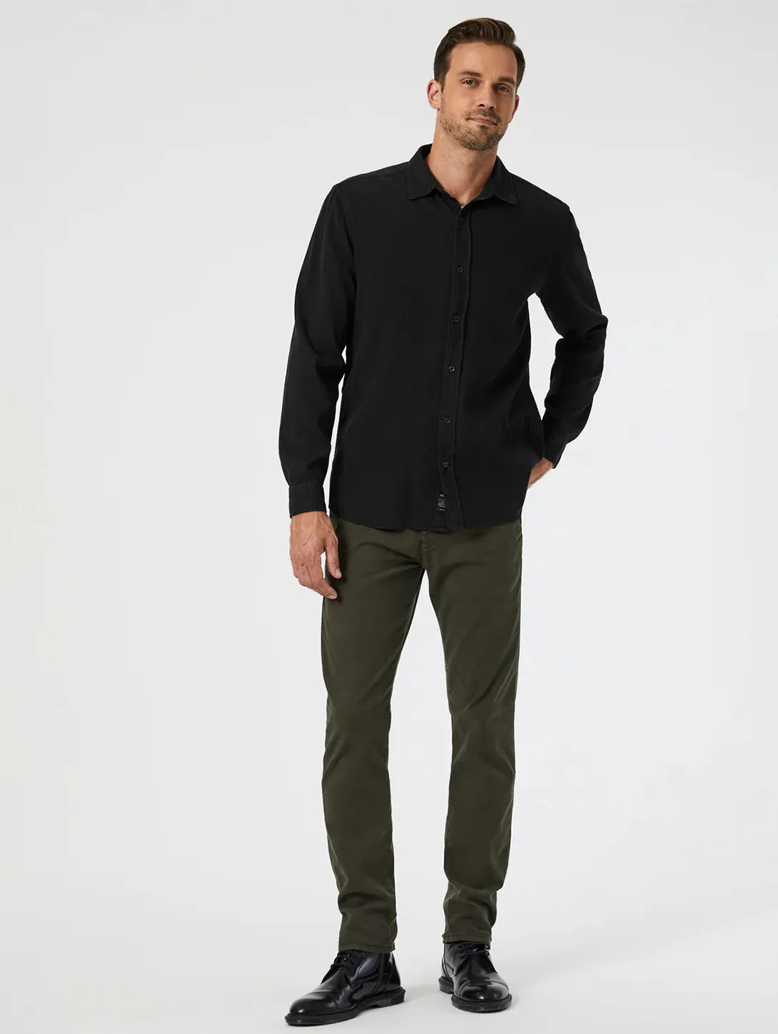 Milton Luxe Twill Pant - Dark Green