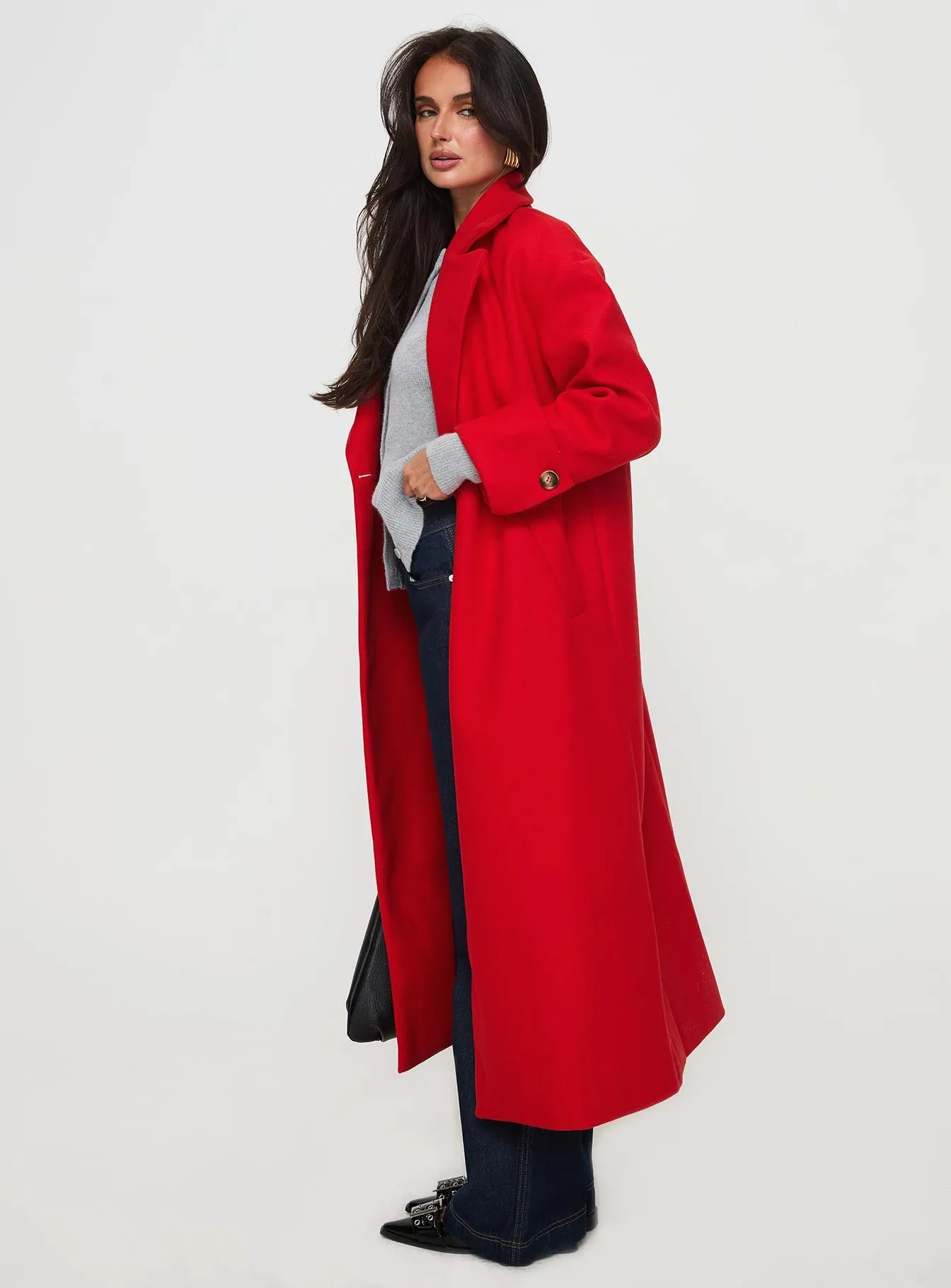 Mirandah Coat Red