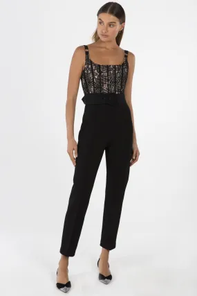 Misha Collection Ariella Pantsuit - Black