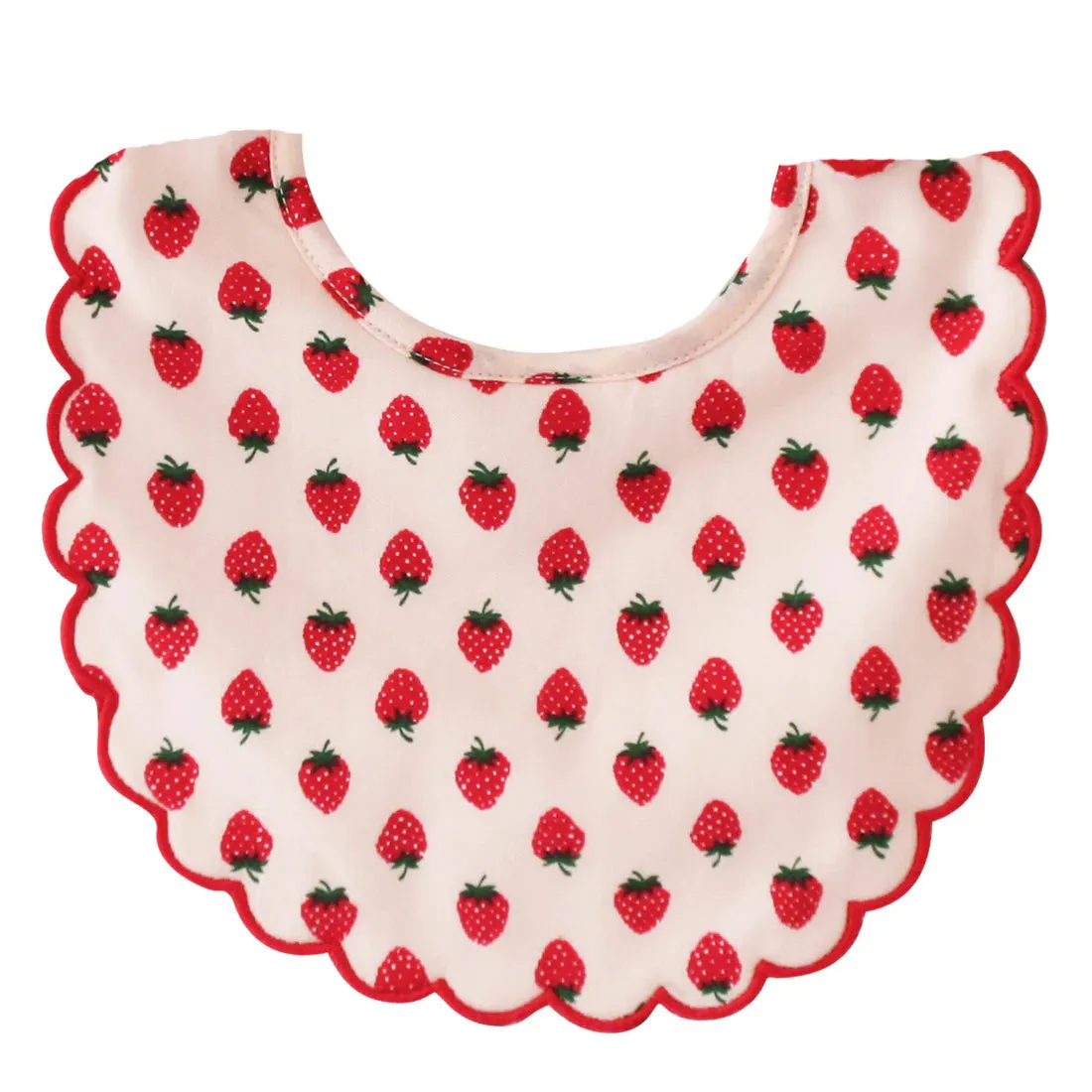 N5123ST - Scallop Bib Strawberries