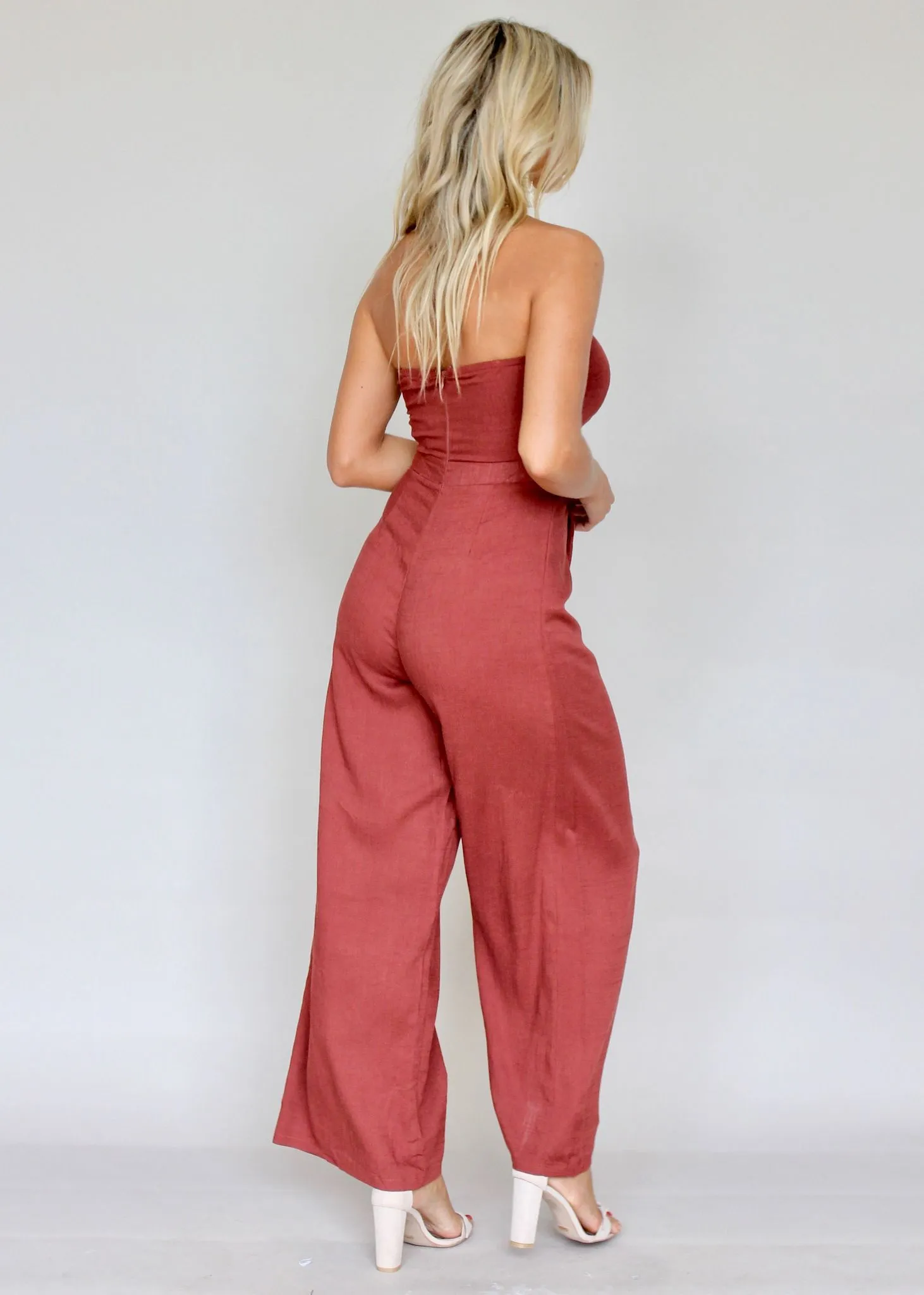 New Rules Pantsuit - Garnet