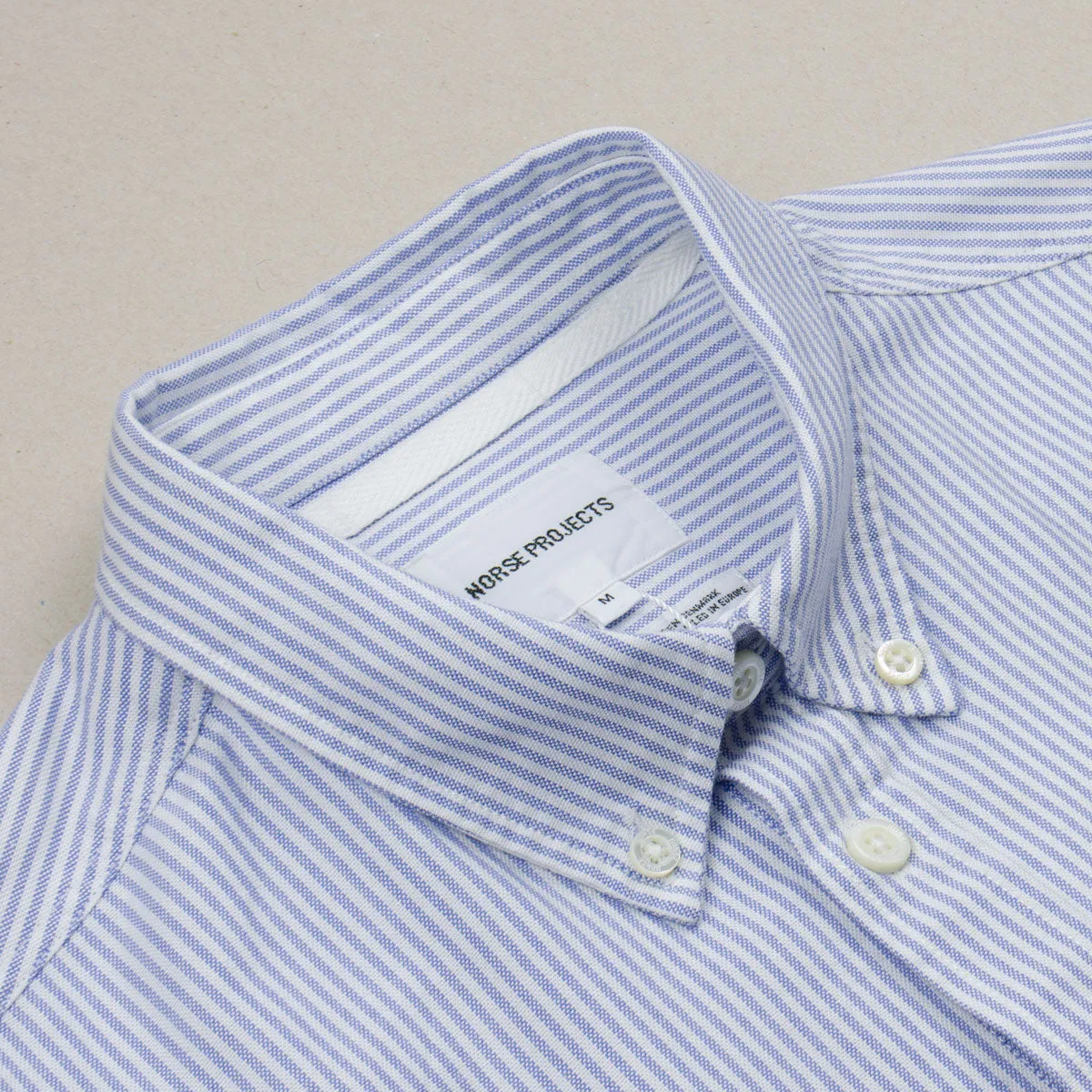 Norse Projects - Anton Oxford Shirt - Pale Blue Stripe