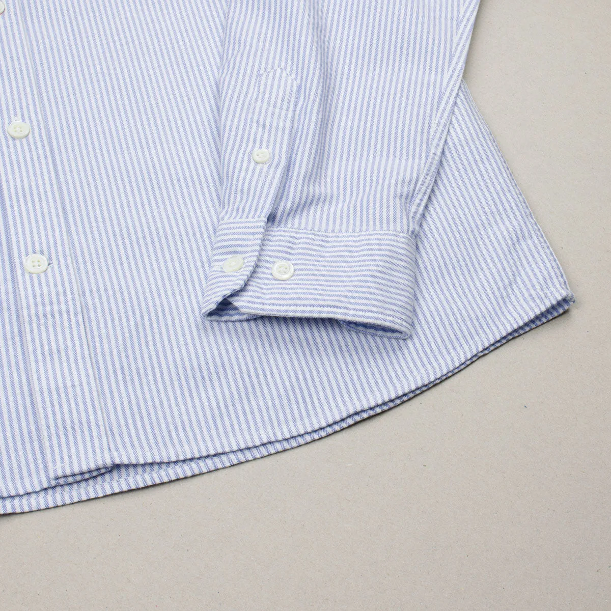 Norse Projects - Anton Oxford Shirt - Pale Blue Stripe