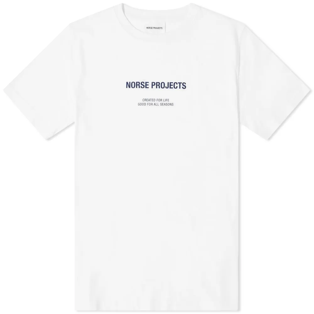 Norse Projects Niels Norse Logo T-Shirt - END. ExclusiveWhite