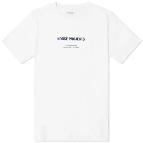 Norse Projects Niels Norse Logo T-Shirt - END. ExclusiveWhite