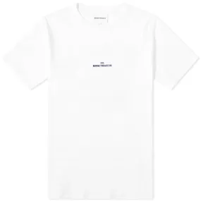 Norse Projects Niels Wave Logo TeeWhite