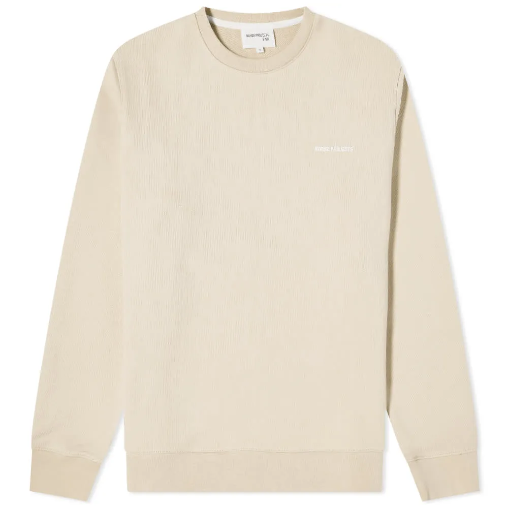 Norse Projects Vagn NP Logo Crew Sweat - END. ExclusiveOatmeal