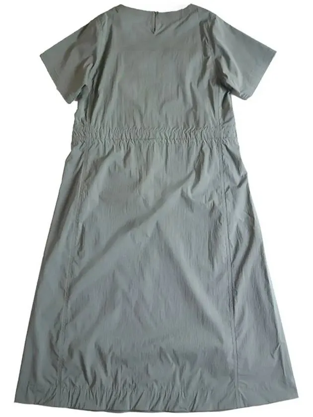 Nylon washer dress khaki