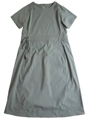 Nylon washer dress khaki